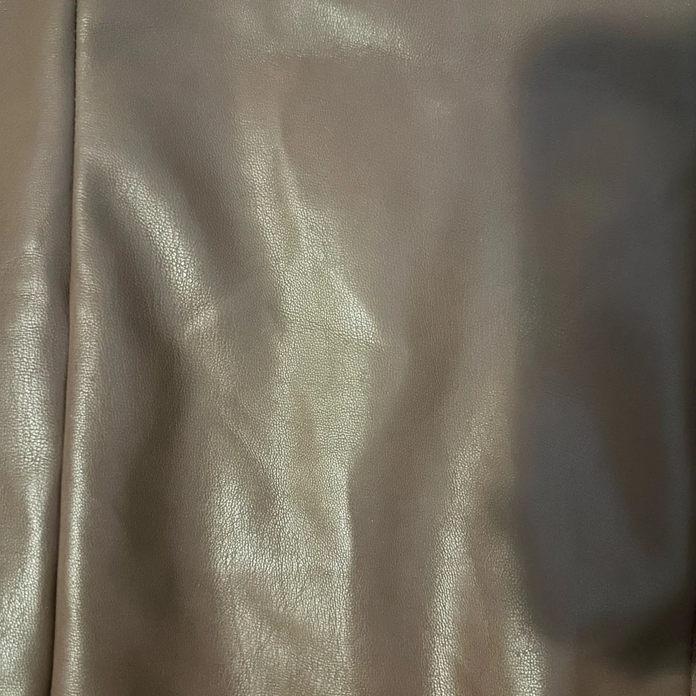 Brown Leather Meshki Dress - Picture 3 of 4